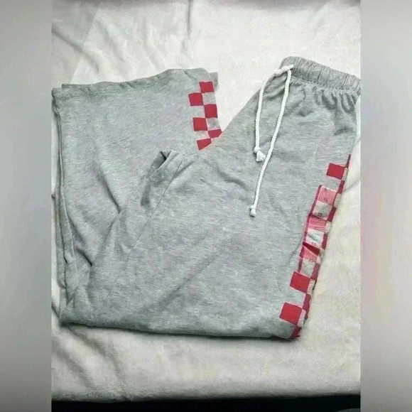 Women's Gray Wide Leg Drawstring Waist Pants  Gray Size XSmall Grayson Threads - Picture 3 of 9